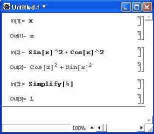 Система Mathematical вычисляет значение sin(x)